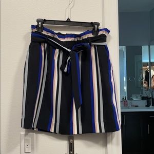 Paper bag style skirt